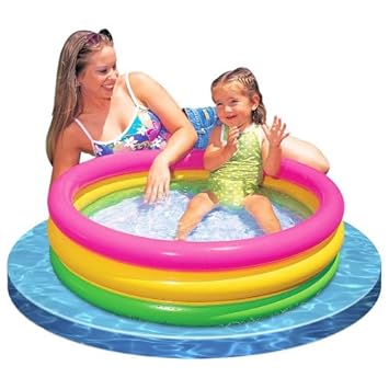 Buy Intex Sunset Glow 3-Ring Baby Pool 