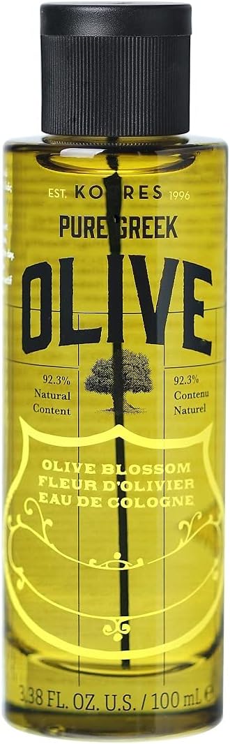 Korres Olive & Olive Blossom Eau De Cologne 100ml Refreshing Fragrance