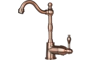 Akicon One-Handle Widespread Kitchen Bar Faucet (Antique Copper)