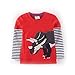 Doyola Toddler Boy's Baby's Long Sleeve Crew Neck Cotton T-Shirt Tops Tee