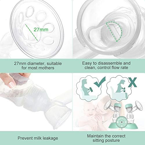 Lictin Baby Breastfeeding Pump Electric Breastfeeding Pump Double