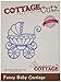 CottageCutz Elites Die Cuts, 2.3 by 2.3-Inch, Baby Carriage