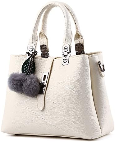 BAOFASHION Women's Retro Pu Leather Handbag Lady's Line Tote Bags