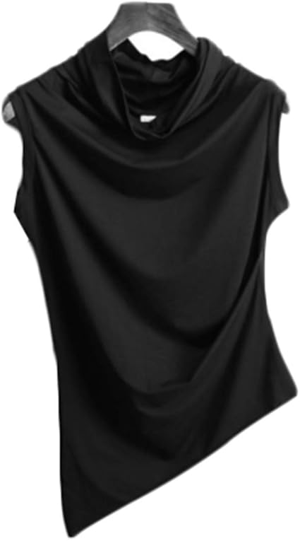 グードコ 夏 チョッキ ノー スリーブ メンズ プルオーバー Tシャツ タンクトップ アシンメトリー トップス インナー カップル服 スポーツ カジュアル タンクトップ 通販 Amazon