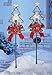 Collections Etc Solar Christmas Candle Garden Stakes - Set of 2