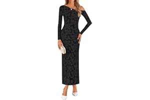 ZESICA Women's Fall Floral Off Shoulder Bodycon Maxi Dresses 2025 Long Sleeve Ruched Elegant Cocktail Party Dress