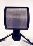 The Hook Studios Vertical Curve Pop Filter Designed for APOGEE MIC
