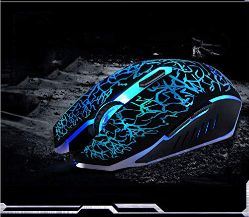 ZXC Illuminated Mouse USB Cable Optical Gaming Mouse Four-Speed Mobile Internet Cafe Business Office Entertainment - Thumbnail 4