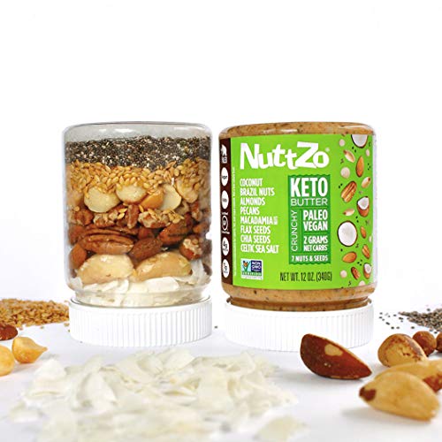 Keto Nut Butter by NuttZo | 7 Nuts & Seeds Blend, Keto-Friendly, Gluten-Free, Vegan, Kosher | 1g Sugar, 4g Protein, 2g… - Image 4