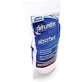 Camco 44284 Moisture Absorber Refill - Resealable Bag, Absorbs Up to 3X Its Weight in Water, Reduces Moisture and Humidity in Offices, Closets, Bathrooms, Kitchens, Boats, RVs and More - 42 oz