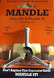 Universal Plumbing Repair Handle- Emergency Valve Handle Replacement-One Handle FITS ALL VALVES!"THE MANDLE"