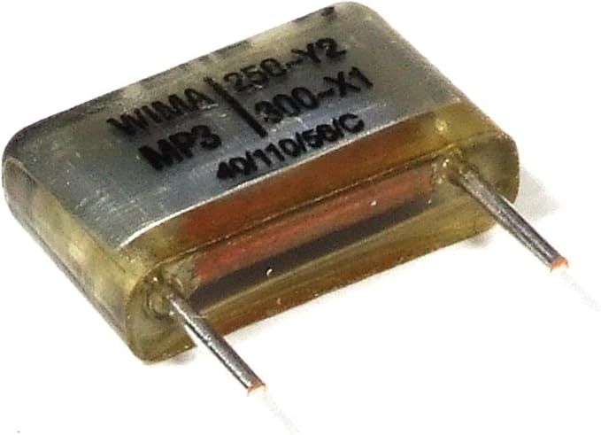 NEW 10PCS WIMA MP3-Y2 IC Capacitors (0.022µF 22nF) 20% 250V Pich:15mm CLASS Y2 E - Foto 2