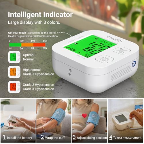 iHealth Track Smart Upper Arm Blood Pressure Review: Large Display Insights From Specs and Caregiver Reports 24 Thumbnail 24