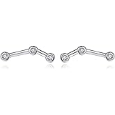 Zodiac Constellation Earrings 925 Sterling Silver CZ Horoscope Stud Earrings for Women -VIKI LYNN