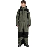GSOU SNOW Kids Snow Suit One Piece Ski Suit Boys Girls Snowboard Jumpsuits Waterproof Youth Snowsuit Outfit