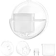 Paruu P10 Full Set Collector Cup, Original Breast Pump Parts, Wearable Breast Pump Replacement Accessories, 1 Set
