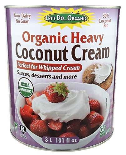 Let s do organic heavy coconut cream can, 101 fluid oun…