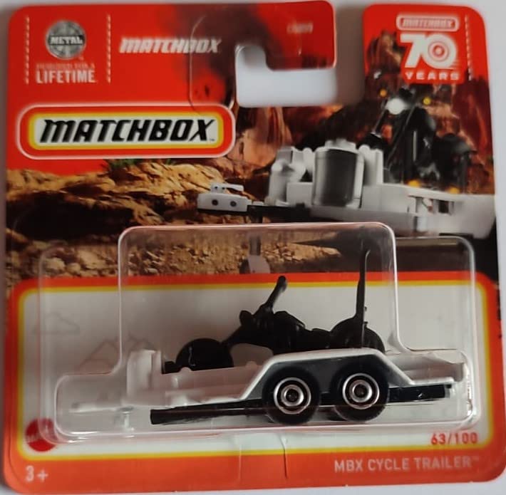 Matchbox MBX Cycle Trailer 63/100 Series 2023 with / with Chopper