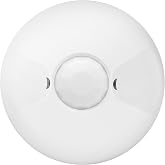 ENERLITES Low Voltage Ceiling Sensor Pir Occupancy Motion Detector, MPC-50L | White Qccupancy Ceiling Mounted Sensor, 360&deg;Field of View, 1200 Sq Ft Coverage, Commercial/Industrial Grade, UL/CUL Listed