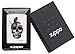 Zippo Spazuk Cardinal Resting on a Smoking Skull Design White Matte Lighter