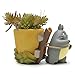 Resin Succulent Plant Pot Flower Planter Mini Home Office Design Cute Planter Flower Pot / Pots