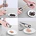 Kuprine Salt and Pepper Grinder Set Stainless Steel 2 in 1 Pepper Mill and Salt Grinder with Adjustable Ceramic Grinding Mechanism