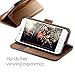 Spigen Wallet S iPhone 7 Case with Foldable Cover and Kickstand Feature for iPhone 7 2016 - Brown