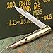 United Cutlery 50 Cal Bullet Folding Knife Gold