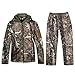 Camo Jacket New View Waterproof Hunting Camouflage Hoodie Military Jacketor and Pants for Unisex Medium