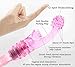Masturbation Finger Vibrator Clit and G-spot Orgasm Squirt Massager Brush AV Vibrating Stick Sex Toys for Women-Color Random