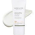 [Mary&May] CICA Soothing Sun Cream SPF50+ PA++++ 1.69 Fl Oz / 50ml | Light Absorption, Non-Sticky SPF, Hydration, No White Cast, Cica Facial, Daily care | Cruelty Free, Vegan