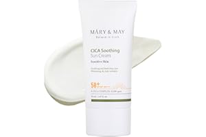 Mary&May Centella (CICA) Soothing Sun Cream SPF 50+ PA++++ 50ml | Korean facial sunscreen | for sensitive skin | no white cas