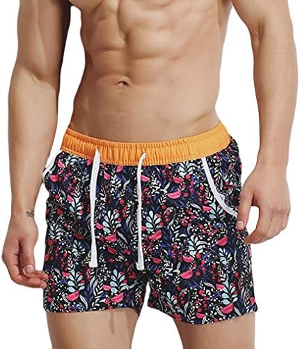 Mens Swim Trunk, Tootu Breathable Swimwear Shorts Pants Slim Wear Bikini Swimsuit (L, Red 2)