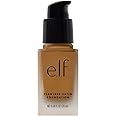 e.l.f. Flawless Satin Foundation, Lightweight & Medium Coverage, Semi-Matte Finish, Vegan & Cruelty-Free, Maple, 0.68 Fl Oz (20mL)