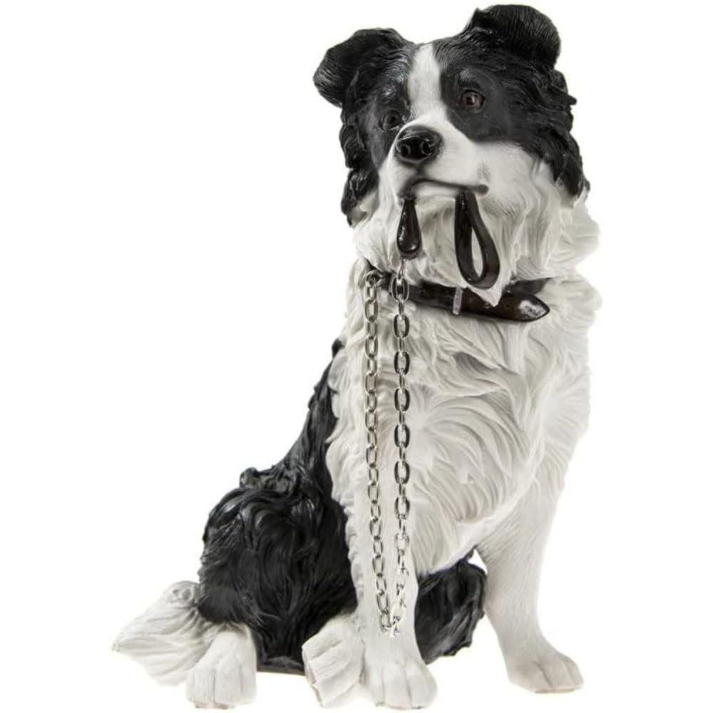 Figure | Sitting Border Collie Walkies | 1 Piece - 15x9x17 cm