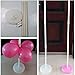 BTRUDI 4-Pack 150cm Balloon Column Base +30pcs Balloon Rings Display Door Stage Stand Holder Festival Party Decors