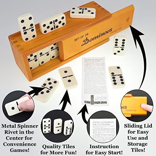 Dominoes Set for Adults Domino Set for Classic Board Games Dominoes