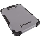 Flambeau Heavy-Duty Contractor Clipboard Document Holder, Portable Storage Organizer for Papers, Receipts &amp; Forms | Office, School &amp; Jobsite Use, Grey