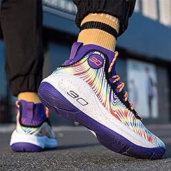 Angugu Mens Basketball Shoes High Top Fashion