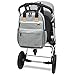 Skip Hop Diaper Bag Backpack: Iconic Duo Signature Function Forward Backpack with Changing Pad & Stroller Attachement, Grey Melange