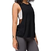 Womens Workout Fitness Tank Tops Cropped Sleeveless Gym Yoga Running Athletic Shirts