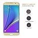 joylink Tempered Glass 3D Curved Touch Full Screen Protector Compatible with Samsung Galaxy S7 Edge, Gold