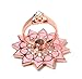 New Design Universal Phone Ring Bracket holder ,UCLL Diamond Sunflower Finger Grip Stand Holder Ring Phone Ring Grip (Pink)