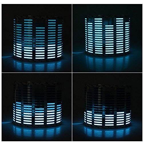 Signstek Sound Music Beat Activated Car Stickers Equalizer Glow Blue LED Light Audio Voice Rhythm Lamp