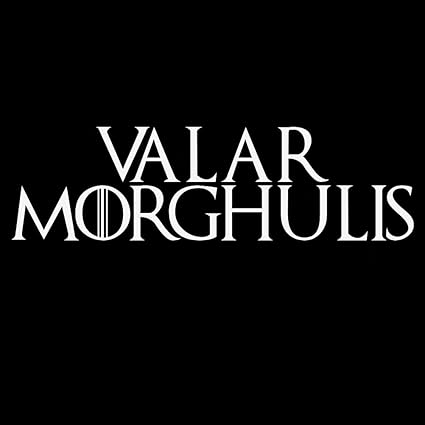 Amazon Com Game Thrones Valar Morghulis Vinyl Sticker Car Decal