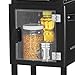 Nostalgia KPM200CTBK Vintage 2.5-Ounce Popcorn Cart with 5-Quart Bowl-45-Inches Tall, 2.5 oz, Black