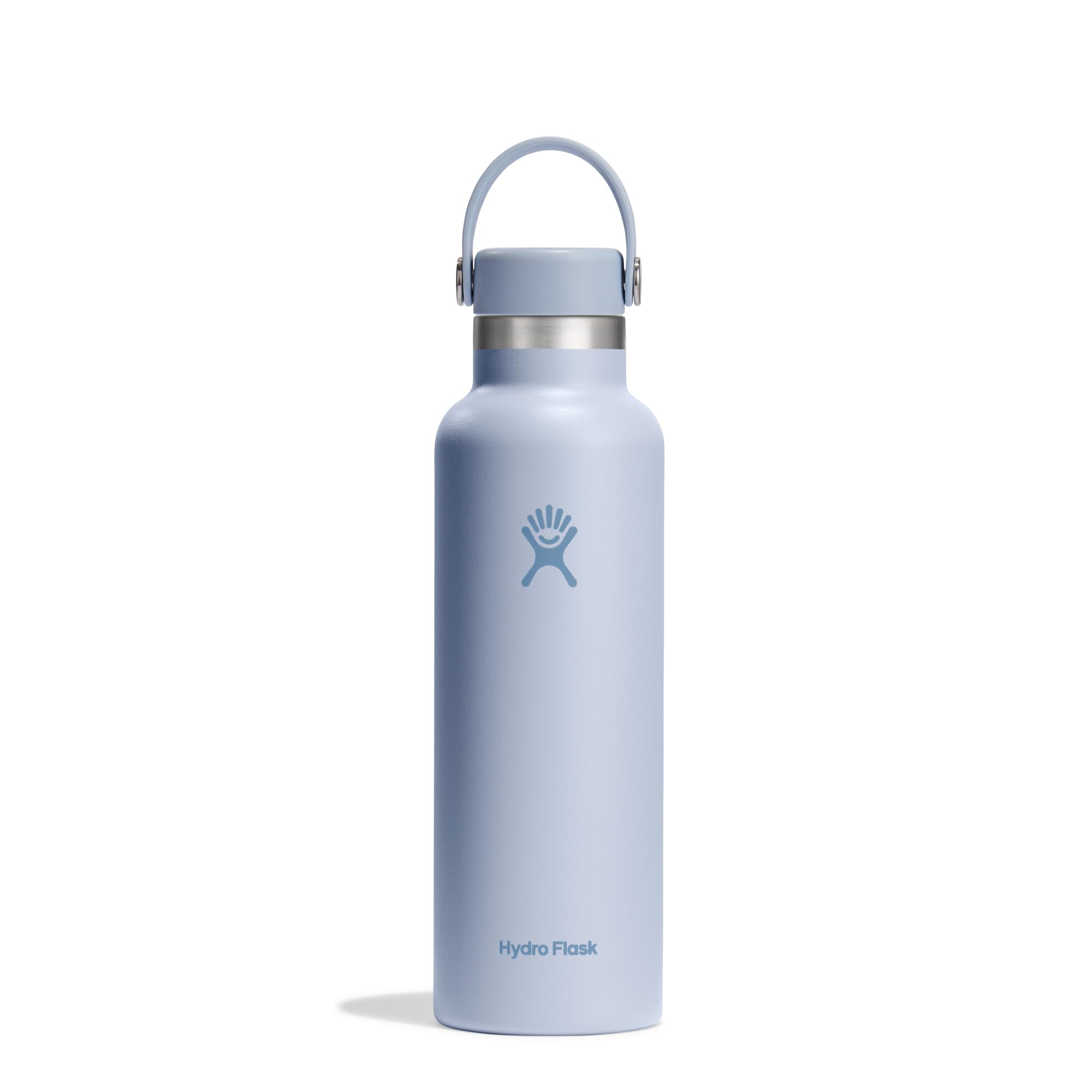 HYDRO FLASK - Standard Mouth Water Bottle 621 ml (21 oz) - Vacuum Insulated Stainless Steel Water Bottle with Leak Proof Flex Cap and Powder Coat - Surf — image 1