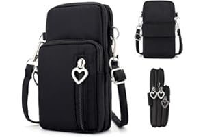 PXINHUI TM Small Crossbody Bag Case Cell Phone Shoulder Purse Wallet Armband for iPhone 13 14 15 Pro Galaxy S23 S24 S22 S21 Pixel 8 7a 6