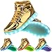 Helen's Pinkmartini 7 Colors Light Shoes High Top Sports Sneakers For Men,11 D(M) US,Gold