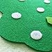 ReFaXi Felt Cloth DIY Children's Educational Toys Preschool Supplies Set of Apple Trees (Green)